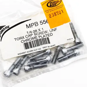 Midwest Acorn Nut Company CHROME PLATED TORX HEAD SCREWS ASSORTMENT