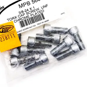 Midwest Acorn Nut Company CHROME PLATED TORX HEAD SCREWS ASSORTMENT