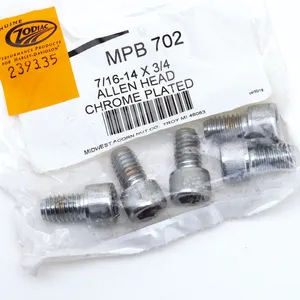 Midwest Acorn Nut Company CHROME PLATED 7/16'' UNC ALLEN HEAD SCREW ASSORTMENT