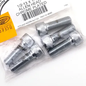 Midwest Acorn Nut Company CHROME PLATED 1/2'' UNC ALLEN HEAD SCREW ASSORTMENT