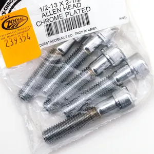 Midwest Acorn Nut Company CHROME PLATED 1/2'' UNC ALLEN HEAD SCREW ASSORTMENT