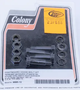 Colony Colony Footboard Hinge Kit, 14-81, Parkerized