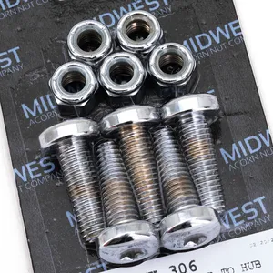 Midwest Acorn Nut Company BRAKE ROTOR SCREWS & NUTS FOR SPORTSTER