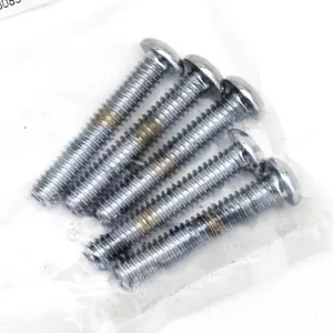 Midwest Acorn Nut Company ASSORTMENT TRAY OF CHROME PLATED LARGER BUTTON HEAD ALLEN SCREWS