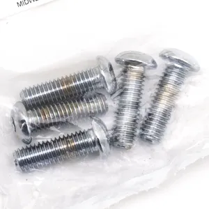 Midwest Acorn Nut Company ASSORTMENT TRAY OF CHROME PLATED LARGER BUTTON HEAD ALLEN SCREWS