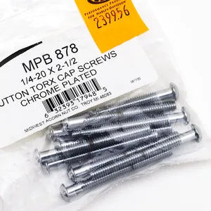 Midwest Acorn Nut Company CHROME PLATED BUTTON HEAD TORX SCREW ASSORTMENT