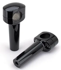 Zodiac (Genuine Zodiac Products) FUSION II BILLET "TAPERED OVAL HEAD" FAT BAR RISERS