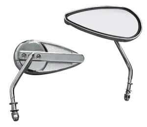 Zodiac (Genuine Zodiac Products) CHROME TEARDROP STYLE MIRRORS