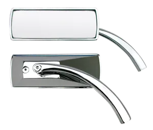 Zodiac (Genuine Zodiac Products) SLIM LINE CHROME BILLET ALUMINUM MIRROR