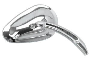 Zodiac (Genuine Zodiac Products) CHROME SWEEPING TEARDROP STYLE MIRRORS