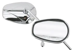 Zodiac (Genuine Zodiac Products) CHROME MIRROR WITH DIAMOND LOGO