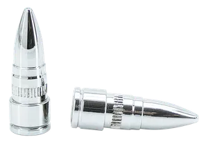 Zodiac (Genuine Zodiac Products) CHROME BILLET BULLET VALVE STEM CAPS
