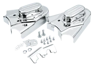 Zodiac (Genuine Zodiac Products) PHANTOM II SWINGARM COVERS FOR SOFTAIL