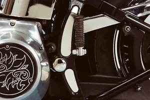 Zodiac (Genuine Zodiac Products) CHROME FRAME ACCENTS FOR SOFTAIL