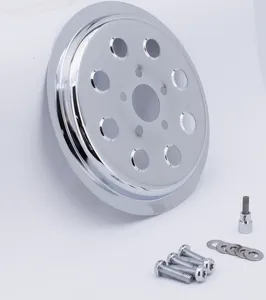 Zodiac (Genuine Zodiac Products) CHROME 8-HOLE REAR WHEEL BELT PULLEY INSERTS