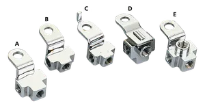 Zodiac (Genuine Zodiac Products) CHROME REPLACEMENT BRAKE LINE TEES