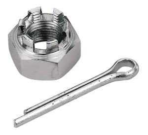 Zodiac (Genuine Zodiac Products) CHROME CASTLE NUT FOR REAR AXLES