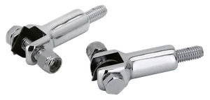 Zodiac (Genuine Zodiac Products) CHROME PASSENGER FOOT PEG SUPPORTS