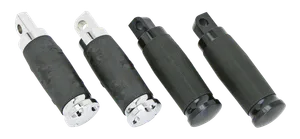 Zodiac (Genuine Zodiac Products) TORNADO II MALE MOUNT RIDER AND PASSENGER PEGS