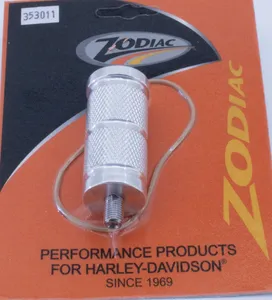 Zodiac (Genuine Zodiac Products) RETRO STYLE KNURLED BILLET ALUMINUM FOOT & SHIFTER PEGS