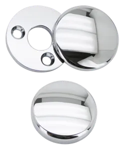 Zodiac (Genuine Zodiac Products) CHROME STEERING LOCK COVER FLHR ROAD KING