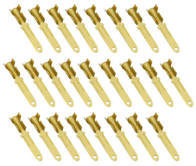Zodiac (Genuine Zodiac Products) Male 1 8 Spade Crimp on Wire Terminals for 16 20 Gauge Wires