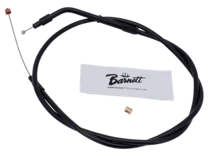 Barnett T04 - THROTTLE & IDLE CABLE 1996-2015 SOFTAIL, 1996-2017 DYNA, 1996-2001 CARBURETOR EQUIPPED TOURING & 2007 TO PRESENT SPORTSTER