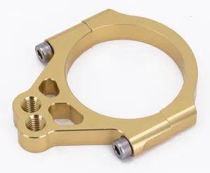 HyperPro HyperPro Steering Damper Fork Clamp, 51mm, Gold