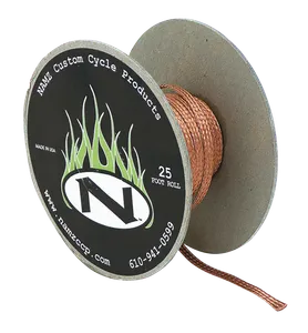 Namz Copper Braiding, 25ft Roll