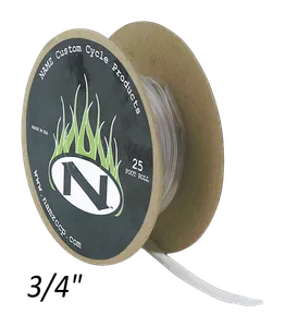 Namz Crystal Clear PVC Heat Shrink, 25ft Roll (ZD701667)