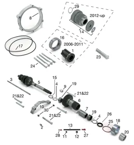Zodiac (Genuine Zodiac Products) Primary Kit Compensator Sprocket O-Ring