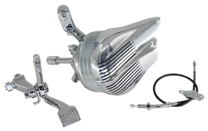 Samwel 1936 STYLE REAR WHEEL SIRENS FOR SWINGARM, SOFTAIL AND HARDTAIL