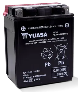 Yuasa YUASA "V-FORCE" HIGH OUTPUT MAINTENANCE FREE BATTERIES