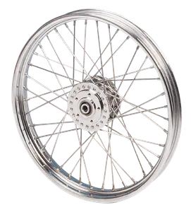V-Twin FRONT WHEEL ASSEMBLIES FOR 2000 AND LATER SPORTSTER & DYNA WITH ROLLED EDGE RIM