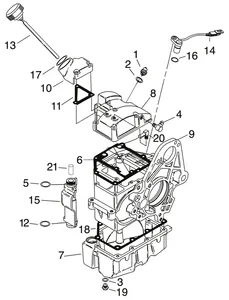 Zodiac (Genuine Zodiac Products) EVOLUTION DYNA 5-SPEED TRANSMISSION HOUSING AND PARTS
