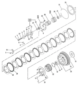 Eastern MC Parts IRONHEAD SPORTSTER CLUTCH RELEASE KIT