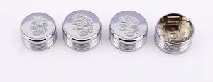 Midwest Acorn Nut Company CHROME BOLT COVERS FOR HEX, ALLEN AND BUTTONHEAD BOLTS