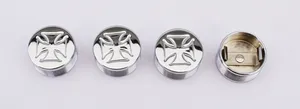 Midwest Acorn Nut Company CHROME BOLT COVERS FOR HEX, ALLEN AND BUTTONHEAD BOLTS
