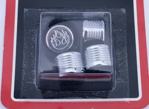 Midwest Acorn Nut Company CHROME BOLT COVERS FOR HEX, ALLEN AND BUTTONHEAD BOLTS