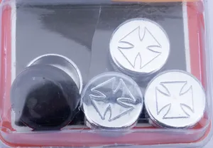 Midwest Acorn Nut Company CHROME BOLT COVERS FOR HEX, ALLEN AND BUTTONHEAD BOLTS
