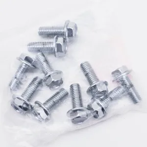 Midwest Acorn Nut Company CHROME PLATED INDENTED HEX SERRATED FLANGE BOLTS ASSORTMENT
