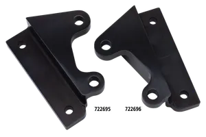 Zodiac (Made in Europe) Fat Bubba Fork Caliper Bracket, Black, 2000-up, Left