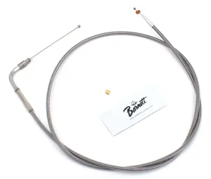 Barnett Clutches & Cables T04 - THROTTLE & IDLE CABLE 1996-2015 SOFTAIL, 1996-2017 DYNA, 1996-2001 CARBURETOR EQUIPPED TOURING & 2007 TO PRESENT SPORTSTER