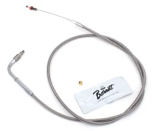 Barnett Clutches & Cables T04 - THROTTLE & IDLE CABLE 1996-2015 SOFTAIL, 1996-2017 DYNA, 1996-2001 CARBURETOR EQUIPPED TOURING & 2007 TO PRESENT SPORTSTER