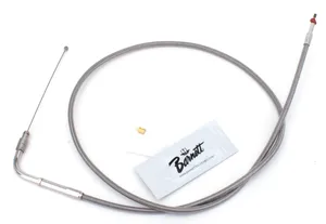 Barnett Clutches & Cables T04 - THROTTLE & IDLE CABLE 1996-2015 SOFTAIL, 1996-2017 DYNA, 1996-2001 CARBURETOR EQUIPPED TOURING & 2007 TO PRESENT SPORTSTER