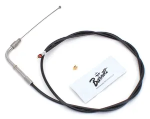 Barnett Clutches & Cables T04 - THROTTLE & IDLE CABLE 1996-2015 SOFTAIL, 1996-2017 DYNA, 1996-2001 CARBURETOR EQUIPPED TOURING & 2007 TO PRESENT SPORTSTER