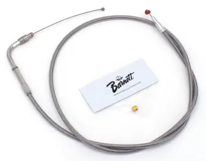Barnett Clutches & Cables T04 - THROTTLE & IDLE CABLE 1996-2015 SOFTAIL, 1996-2017 DYNA, 1996-2001 CARBURETOR EQUIPPED TOURING & 2007 TO PRESENT SPORTSTER