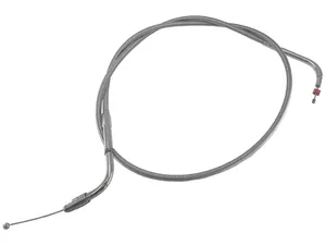 Barnett Clutches & Cables THROTTLE AND IDLE CABLES FOR USE WITH EARLY MIKUNI HSR CARBURETOR AND 1996 TO PRESENT SNAP-IN STYLE THROTTLE GRIP