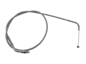 Barnett Clutches & Cables THROTTLE CABLES FOR USE WITH EARLY MIKUNI HS42 AND HSR45 CARBURETORS AND 1986-1995 STYLE THREADED THROTTLE GRIP