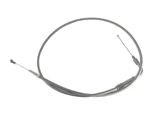 Barnett Clutches & Cables THROTTLE AND IDLE CABLES FOR USE WITH EARLY MIKUNI HSR CARBURETOR AND 1996 TO PRESENT SNAP-IN STYLE THROTTLE GRIP
